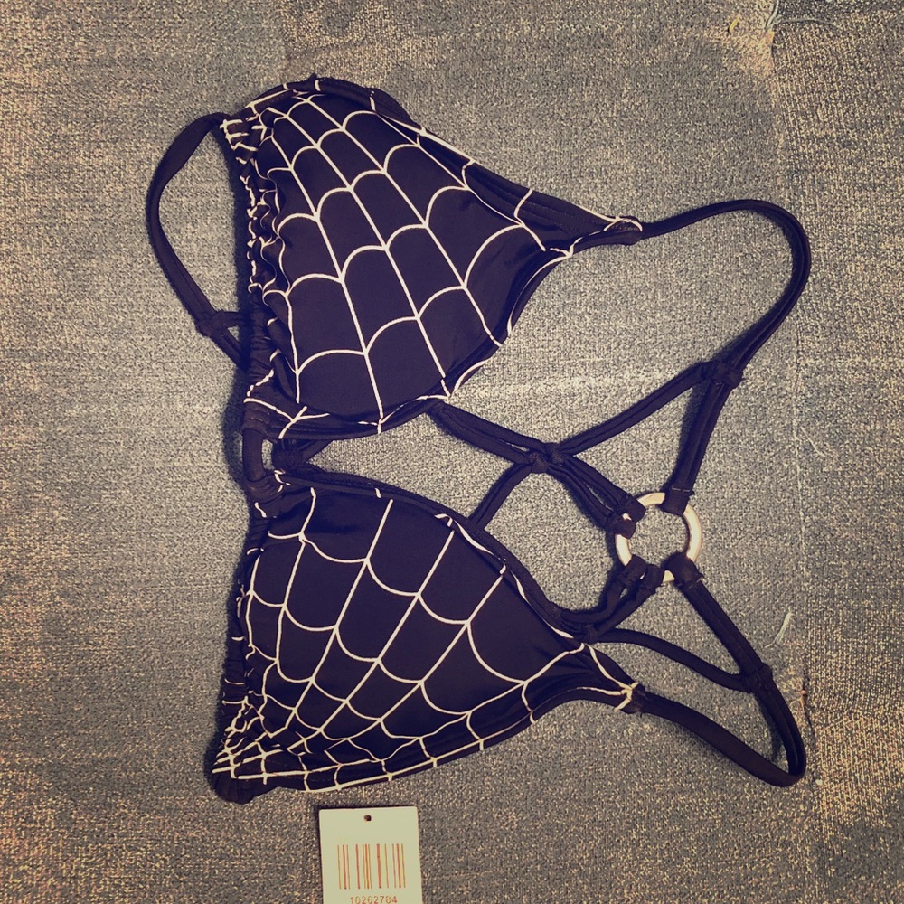 Spider web Bikini top